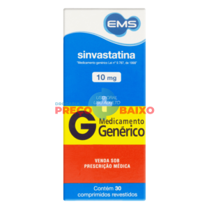 SINVASTATINA 10MG 30 COMPRIMIDOS