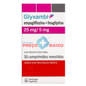 Glyxanbi 25mg +5mg 30 comprimidos