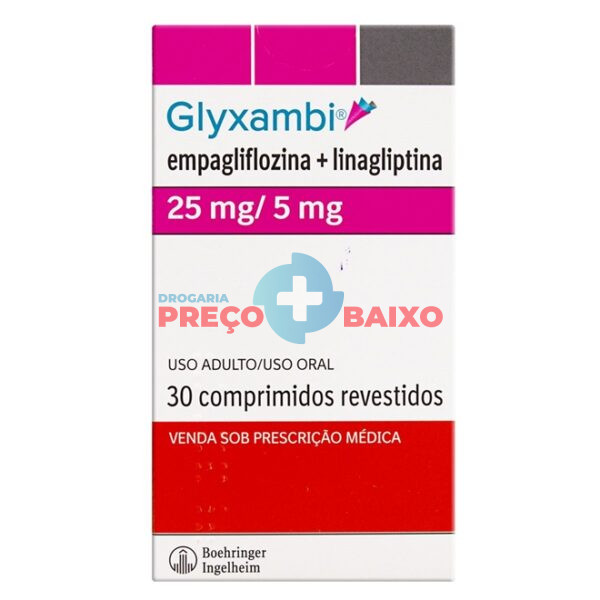 Glyxanbi 25mg +5mg 30 comprimidos