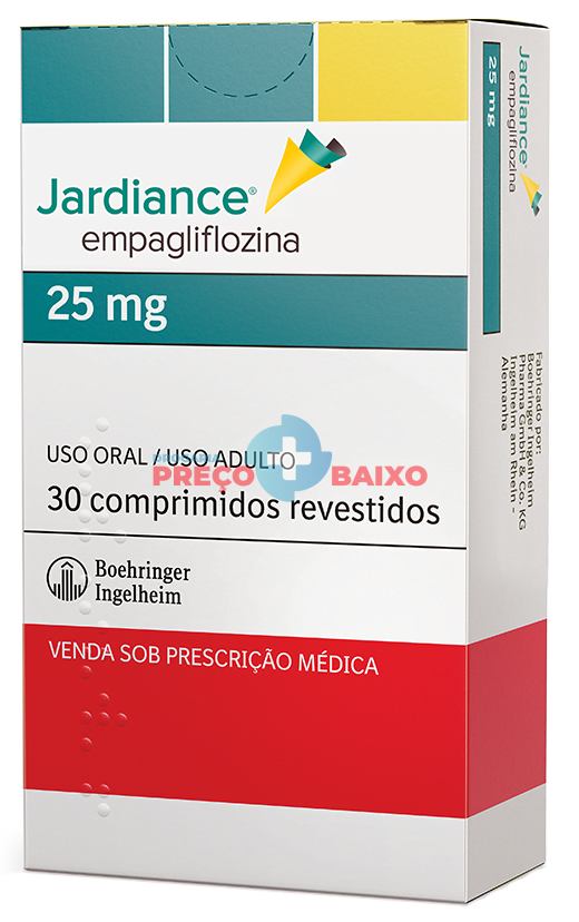 Jardiance 25mg Boehringer com 30 Comprimidos