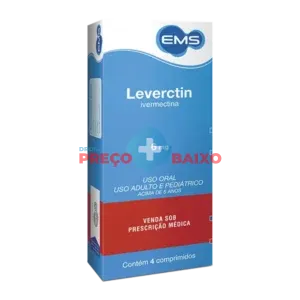 Leverctin 6mg EMS 4 comprimidos