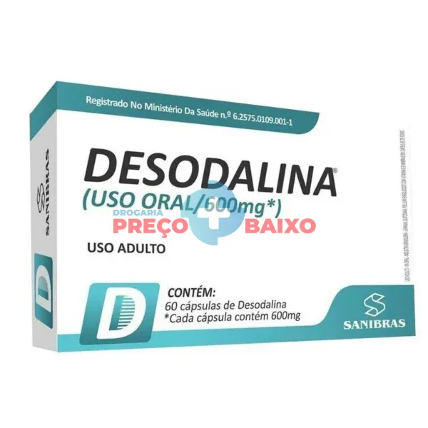 Desodalina 600mrg 60 capsulas