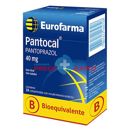 Pantocal Pantoprazol Sesqui-Hidratado 40mg 28 comprimidos