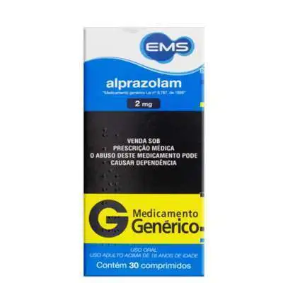 Alprazolam 2mg 30 comp EMS