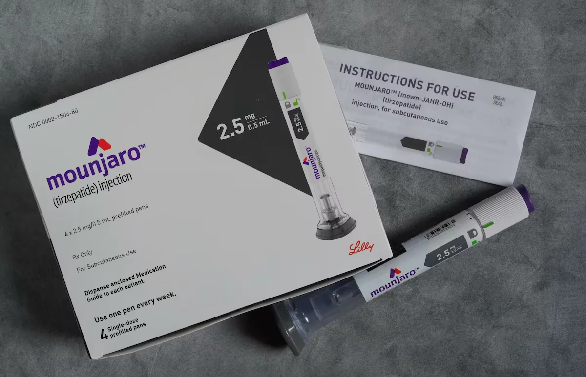 Mounjaro 2.5mg Tirzepatida 4 Doses Injetáveis