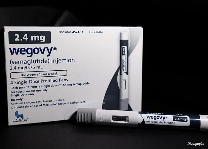 Wegovy 2,4mg Novo Nordisk 4 Doses Injetáveis